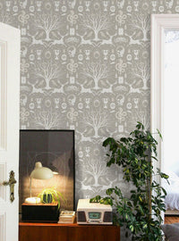 Papel mural adhesivo Harry Potter Horrocruxes gris