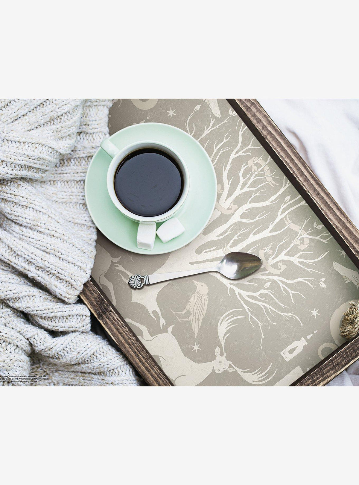 Papel mural adhesivo Harry Potter Horrocruxes gris