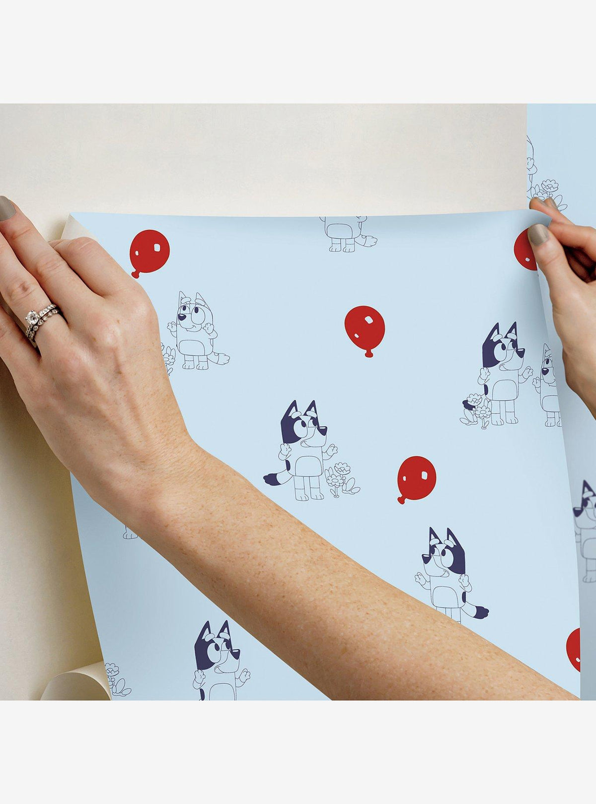 Papel mural autoadhesivo Bluey Keepy Uppy