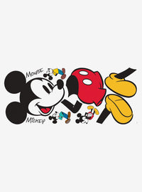 Adhesivo mural gigante de Mickey Mouse