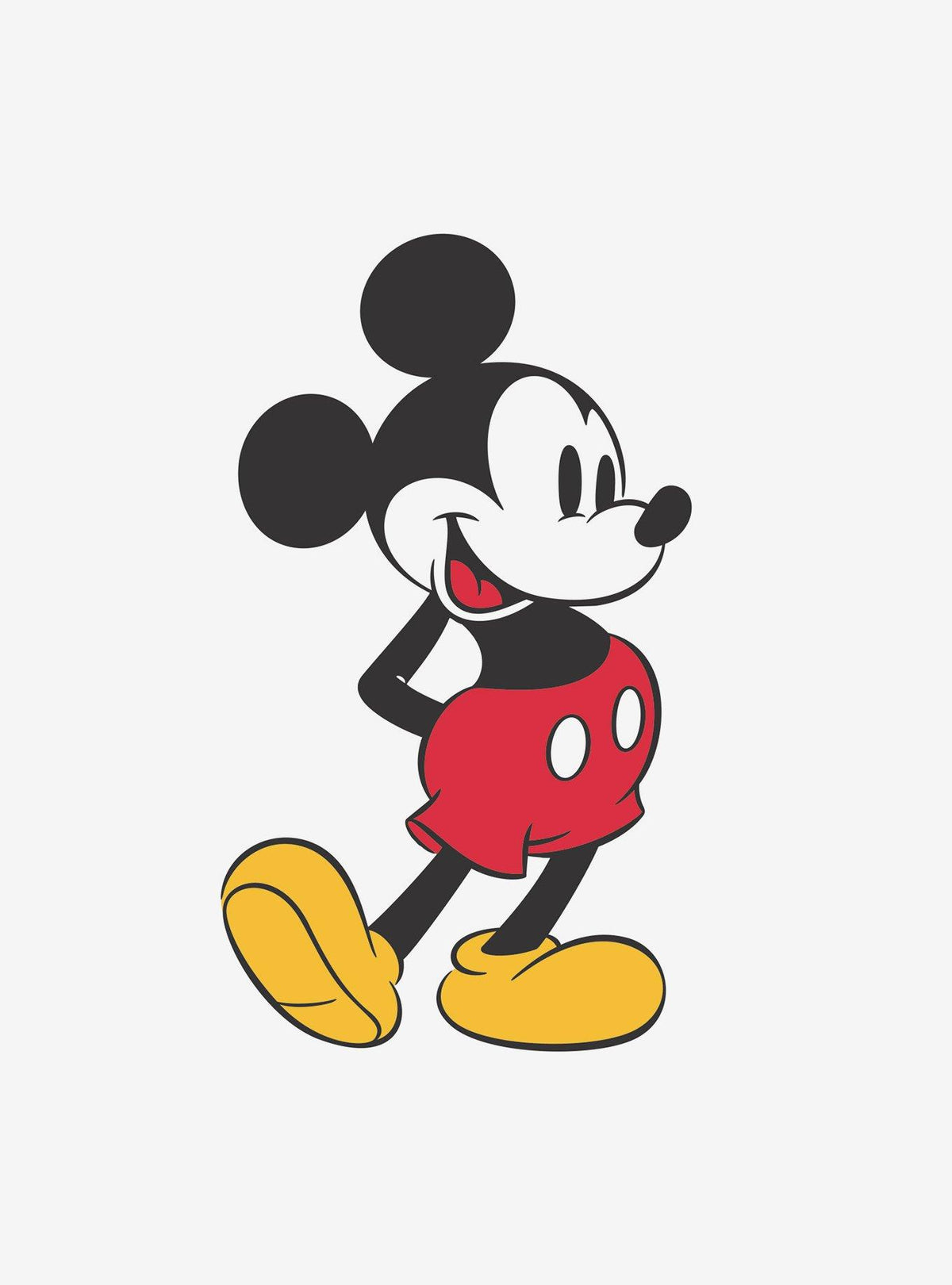 Adhesivo mural gigante de Mickey Mouse