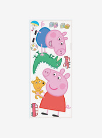 Peppa Pig y George: adhesivos murales gigantes