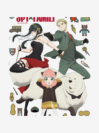 Spy x Family: Adhesivos de pared de los Forger