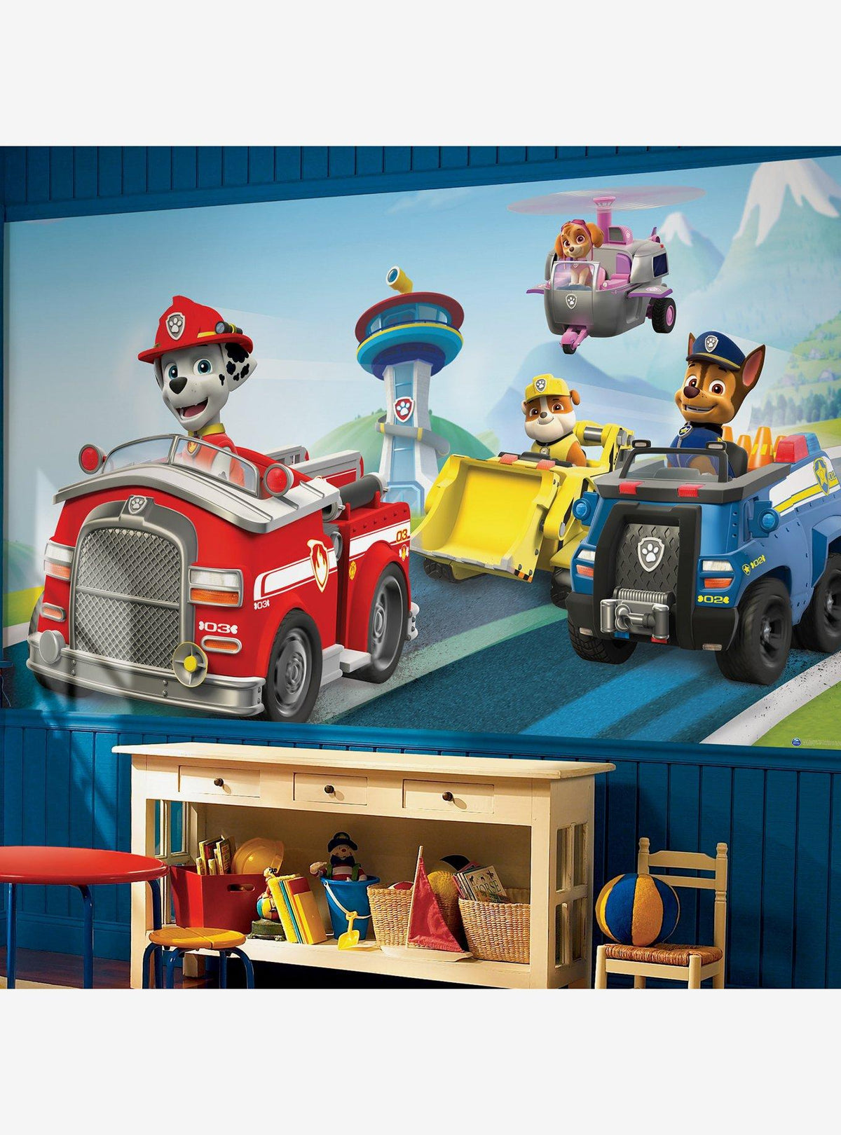 Mural XL de pared Paw Patrol