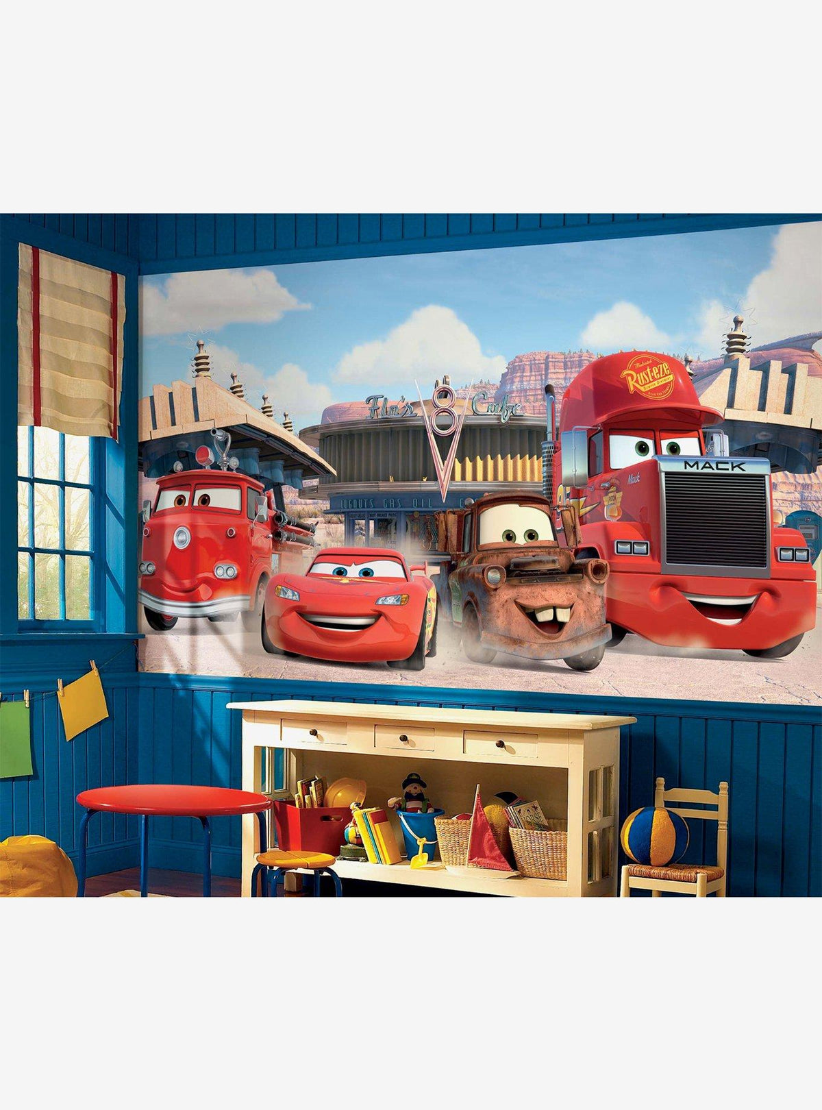 Mural XL para muro Disney Pixar Cars: Amigos hasta el final