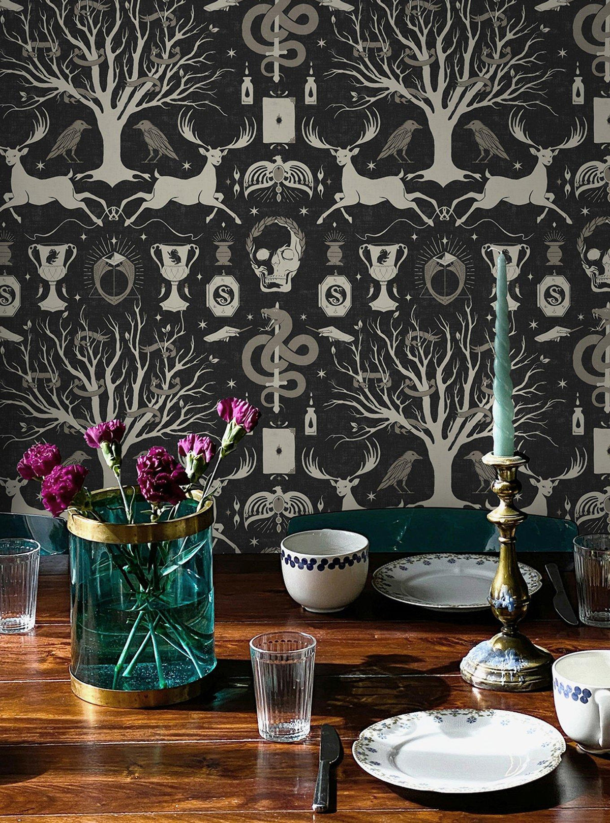 Papel mural adhesivo Harry Potter Horcrux negro