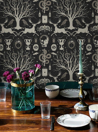 Papel mural adhesivo Harry Potter Horcrux negro