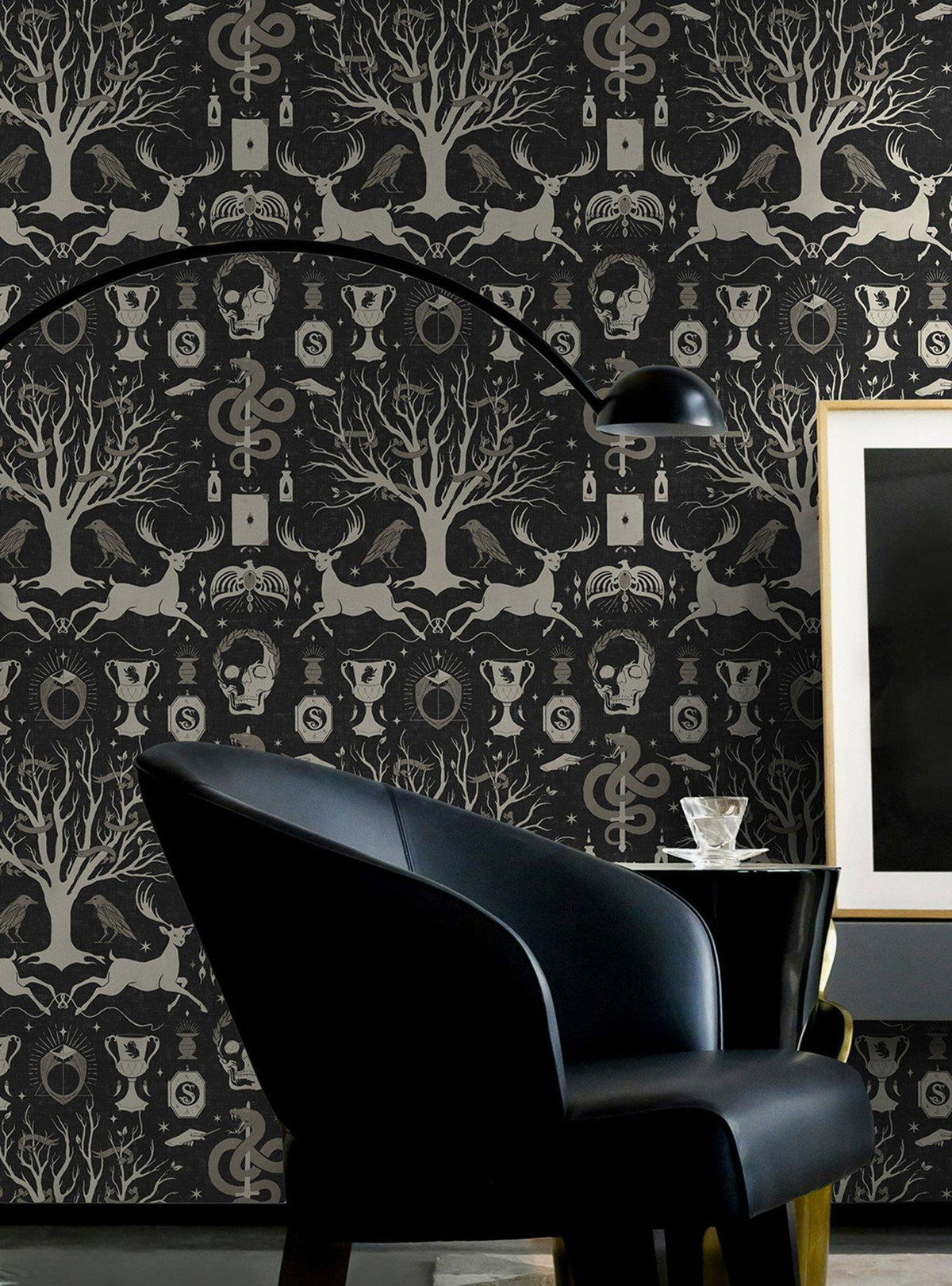 Papel mural adhesivo Harry Potter Horcrux negro