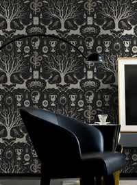 Papel mural adhesivo Harry Potter Horcrux negro