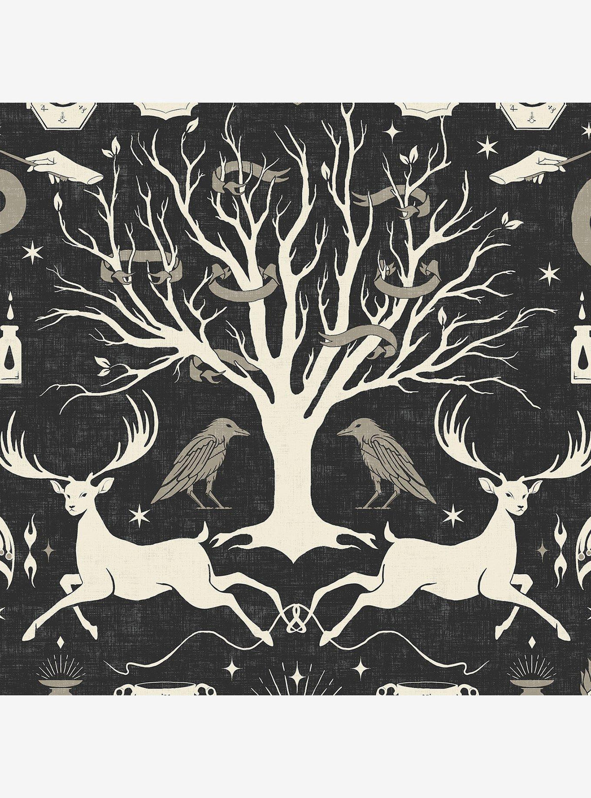 Papel mural adhesivo Harry Potter Horcrux negro