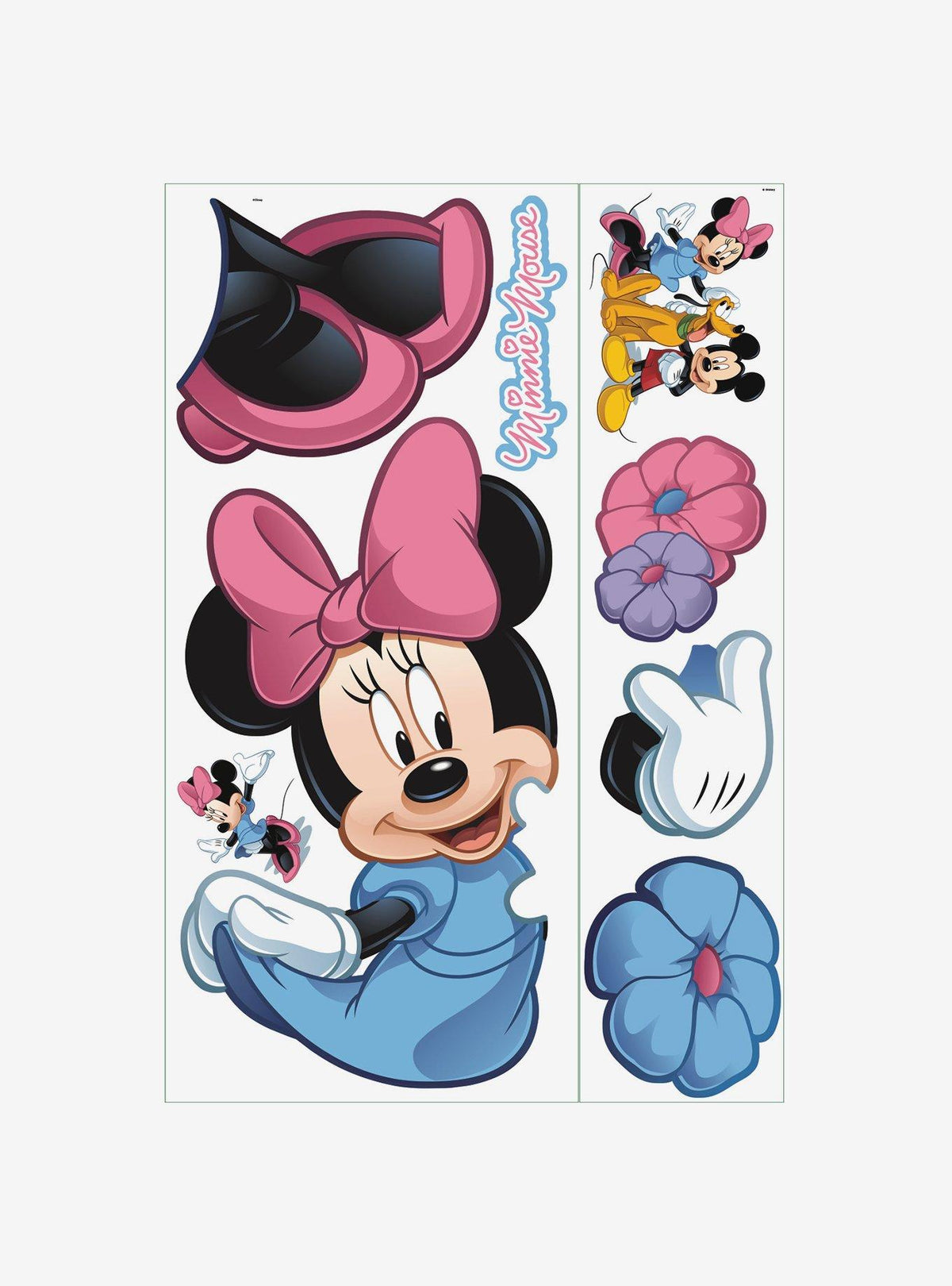 Adhesivo mural gigante de Minnie Mouse