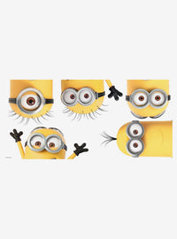 Adhesivos murales gigantes de Minions asomados