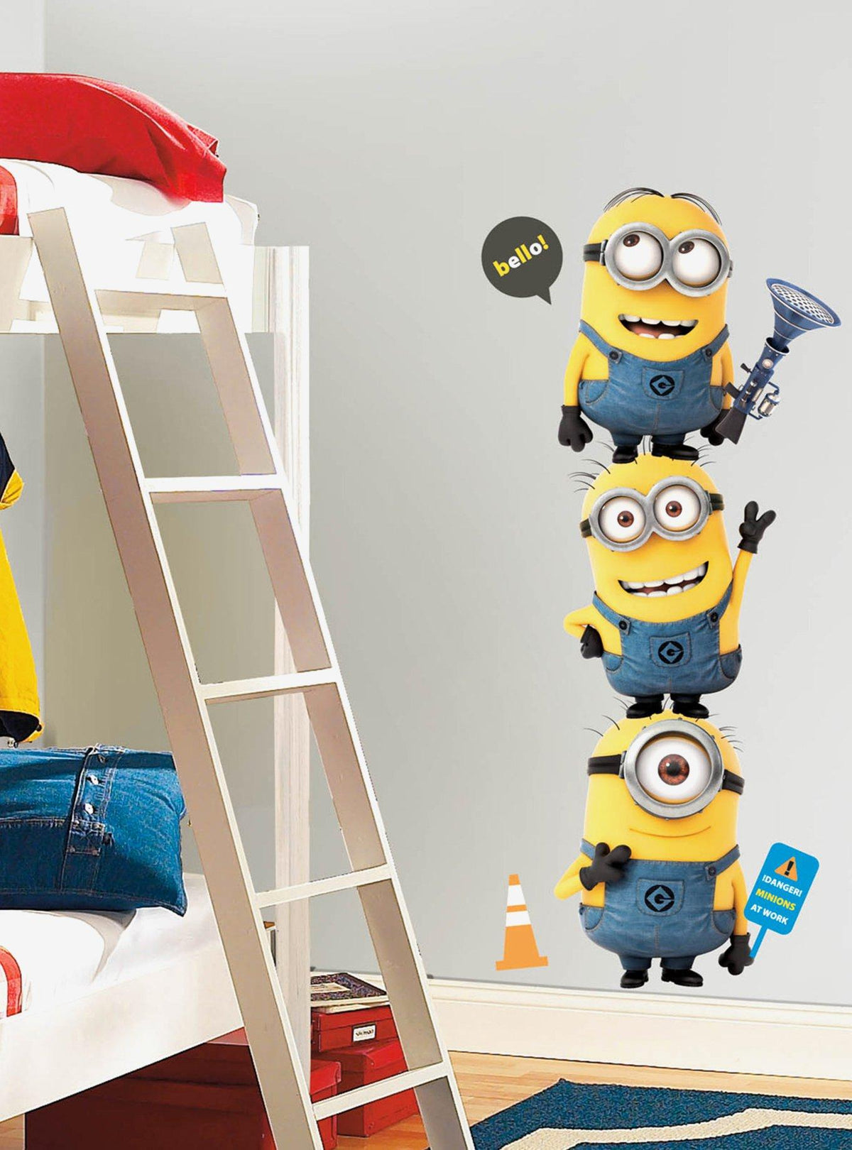 Calcomanías murales gigantes de Minions