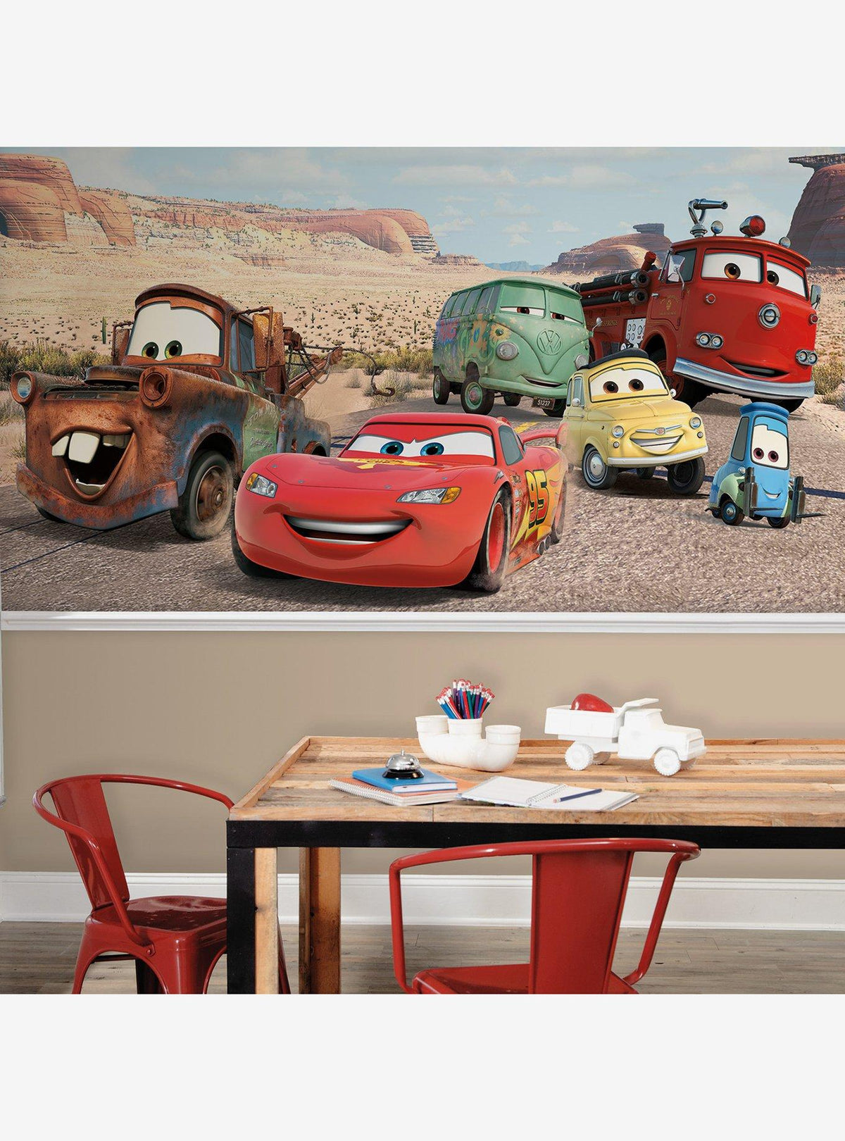Mural XL de pared Disney Pixar Cars: Desierto