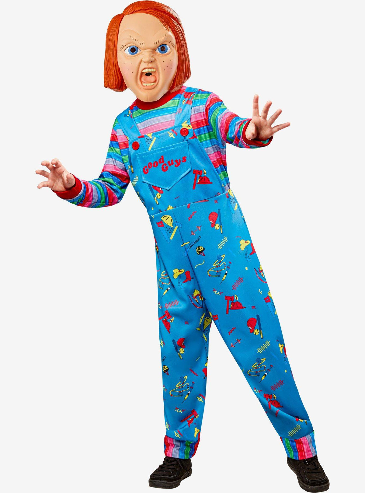 Disfraz juvenil de Chucky de Child's Play 2 con máscara