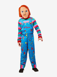 Disfraz juvenil de Chucky de Child's Play 2 con máscara