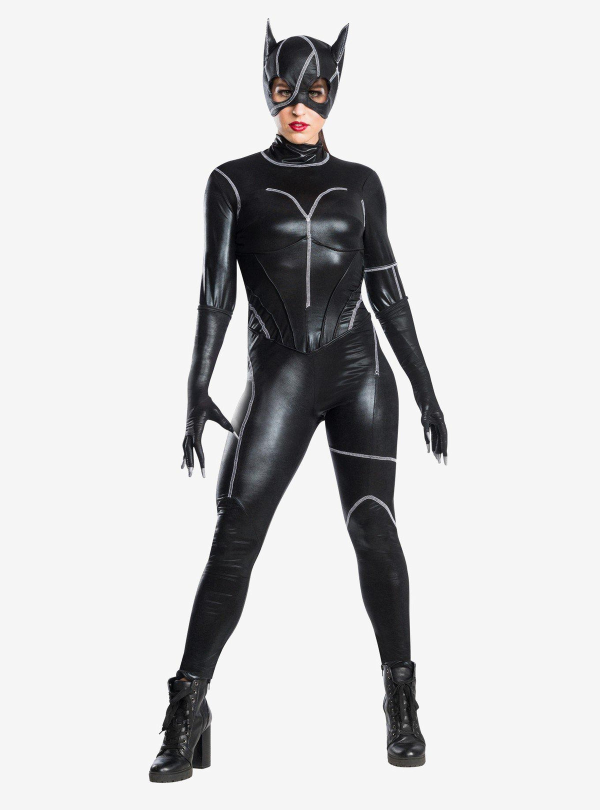 Disfraz adulto de Catwoman con máscara