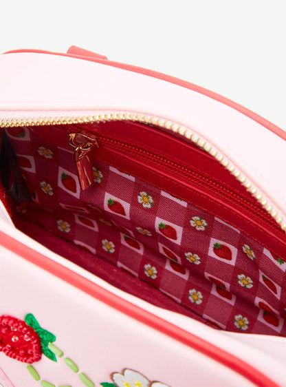 Cartera floral de Strawberry Shortcake con berries