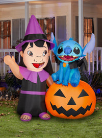 Decoración inflable de Halloween Lilo & Stitch
