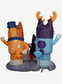 Decoración inflable de Halloween de Bluey y su familia