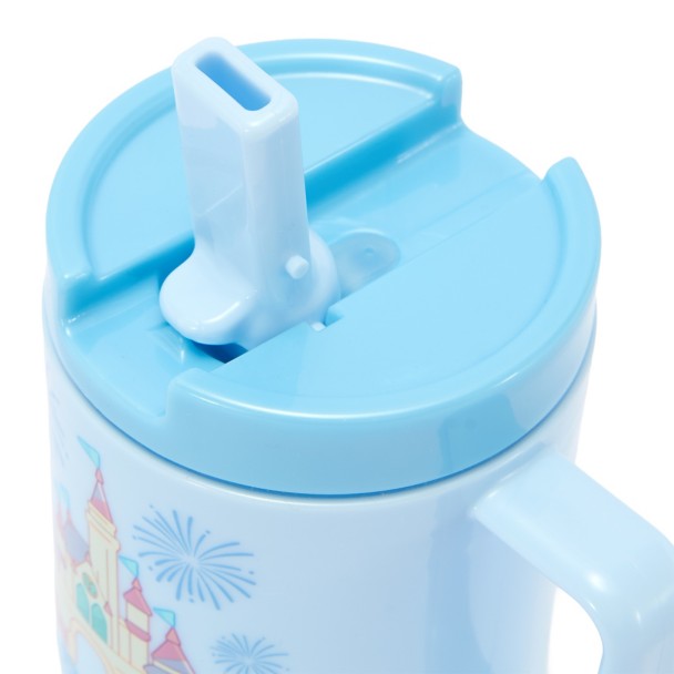 Vaso Bluey de 530 ml con bombilla incorporada