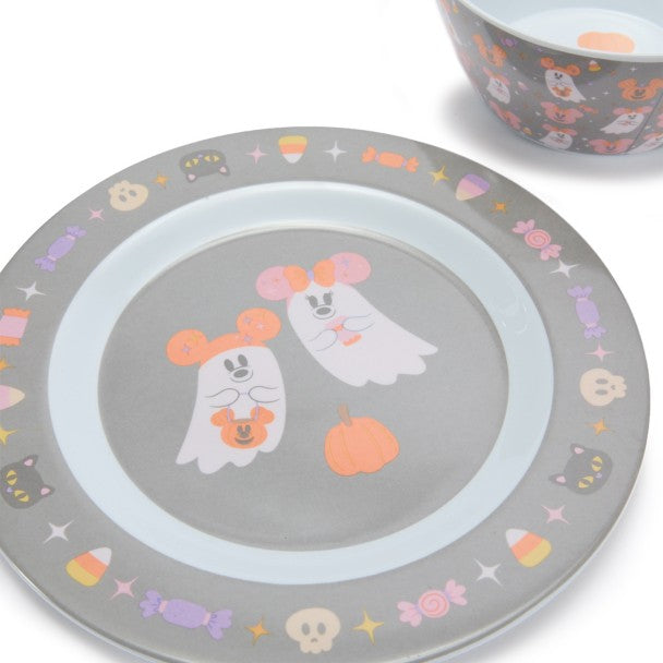 Set de comida Fantasmitas de Mickey y Minnie Mouse