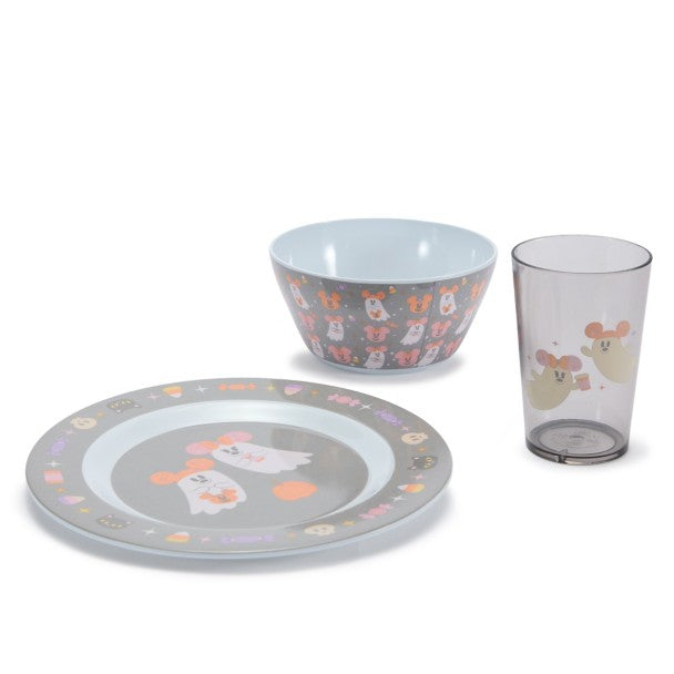Set de comida Fantasmitas de Mickey y Minnie Mouse