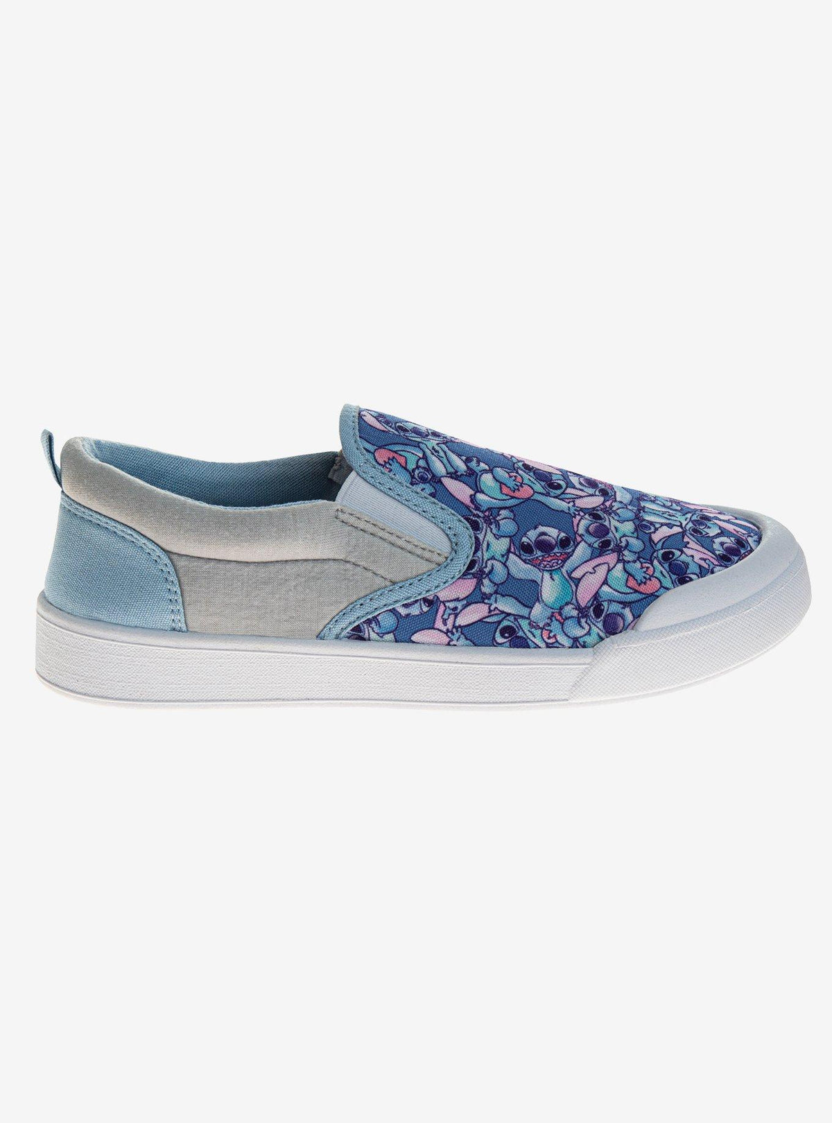 Zapatillas slip-on de lona de Stitch y Angel