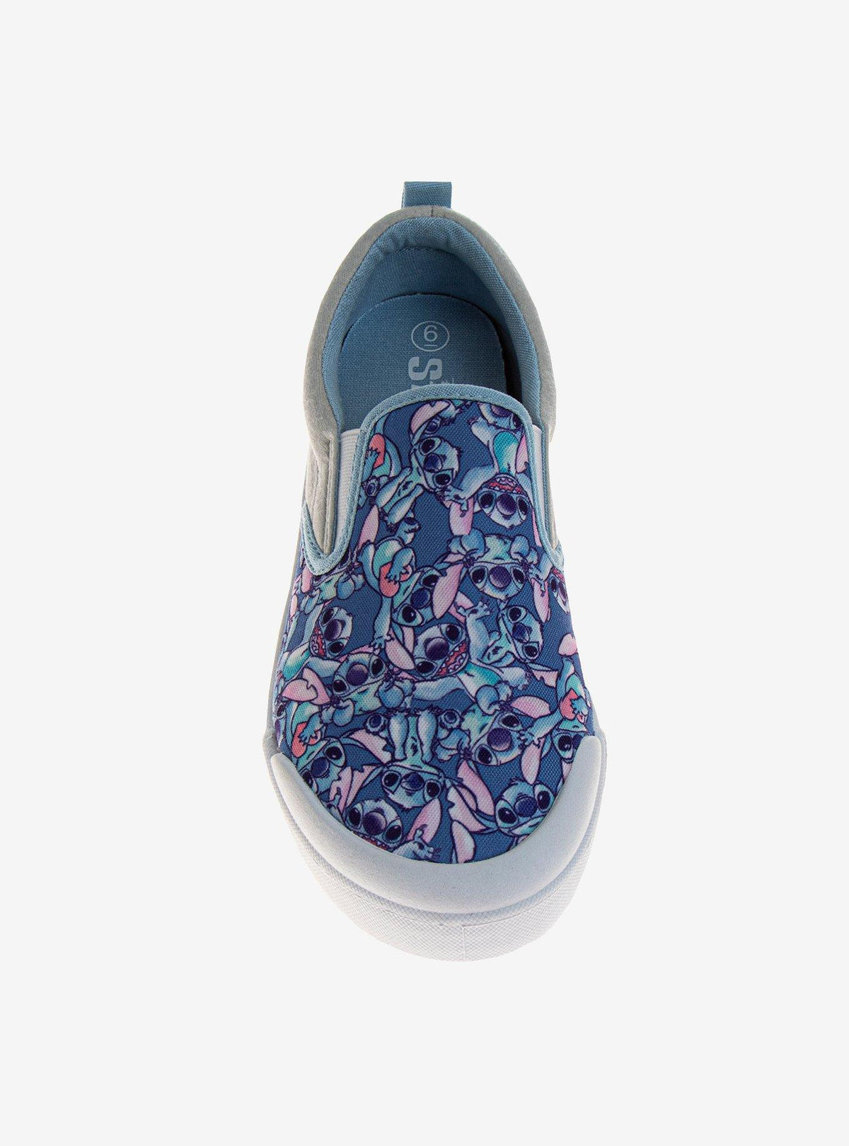 Zapatillas slip-on de lona de Stitch y Angel