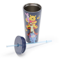 Vaso de viaje Winnie the Pooh y sus amigos con bombilla