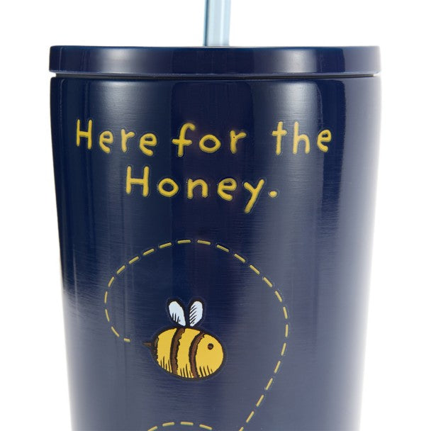 Vaso de viaje Winnie the Pooh y sus amigos con bombilla