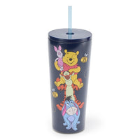 Vaso de viaje Winnie the Pooh y sus amigos con bombilla