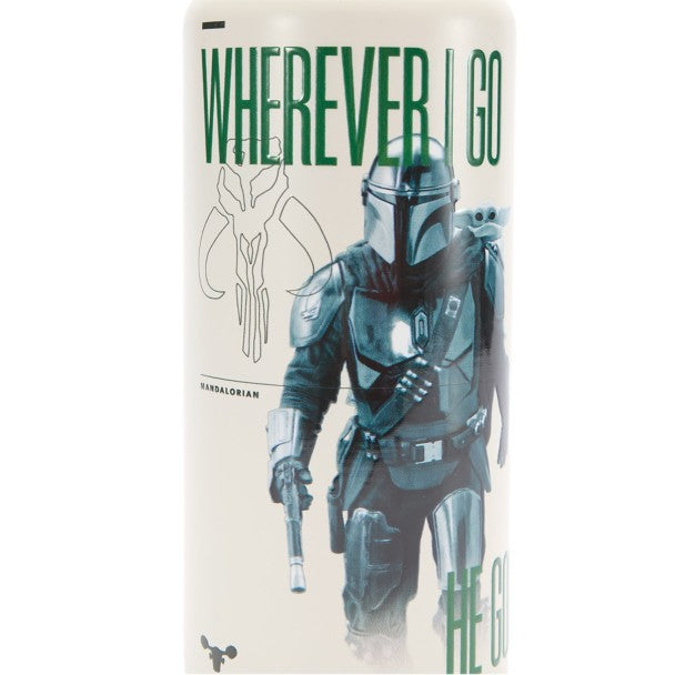 Botella Star Wars de acero inoxidable con bombilla, 975 ml