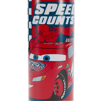 Botella de acero inoxidable de Lightning McQueen con bombilla