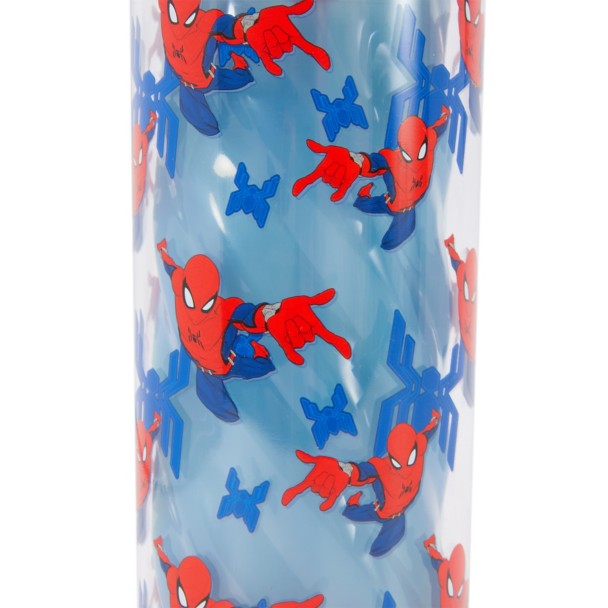 Botella de agua de Spider-Man que cambia de color, 355 ml
