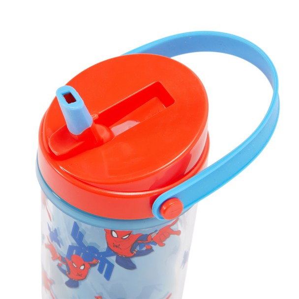 Botella de agua de Spider-Man que cambia de color, 355 ml