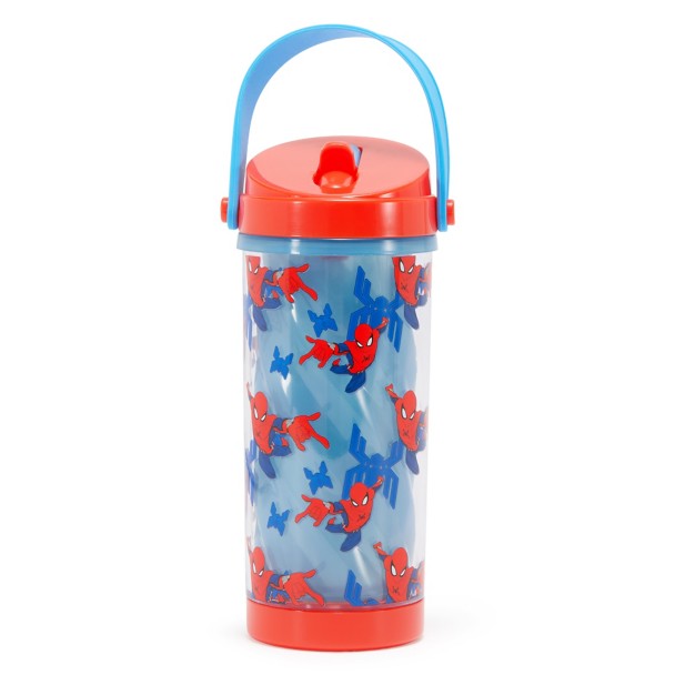 Botella de agua de Spider-Man que cambia de color, 355 ml
