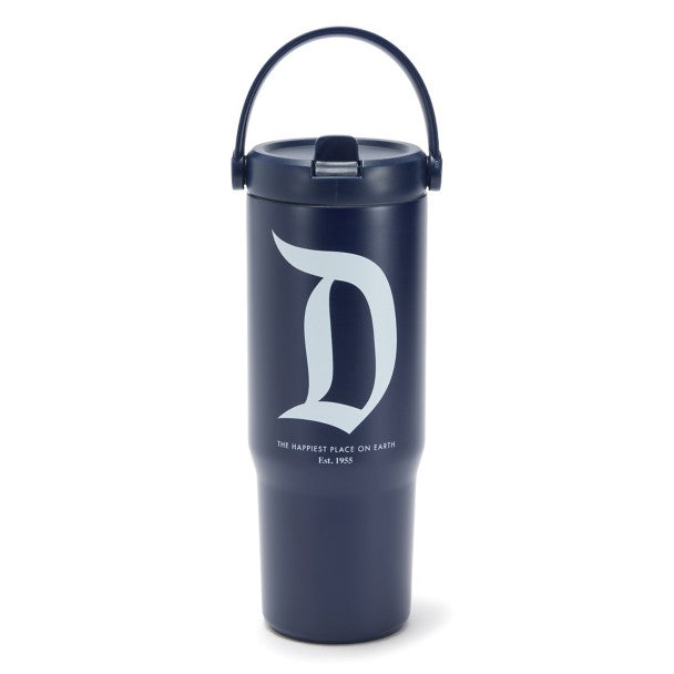 Botella Disneyland de acero inoxidable con bombilla, 800 ml