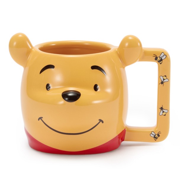 Taza esculpida de Winnie the Pooh