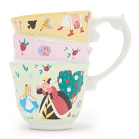 Taza de tazas apiladas de Alice in Wonderland