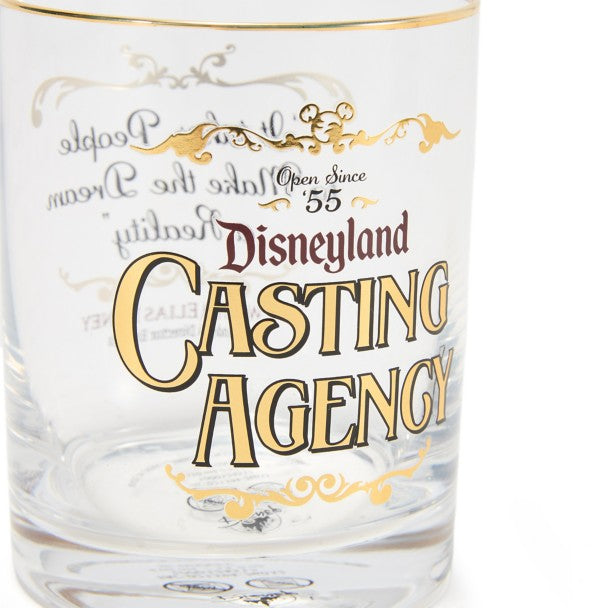 Vaso de vidrio Disneyland «Casting Agency»