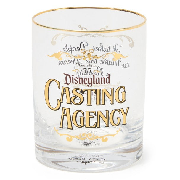 Vaso de vidrio Disneyland «Casting Agency»