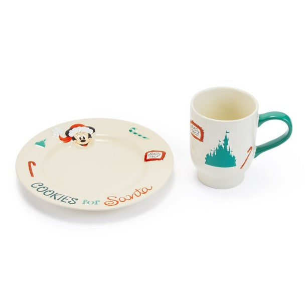 Set de leche y galletas para Santa de Mickey Mouse