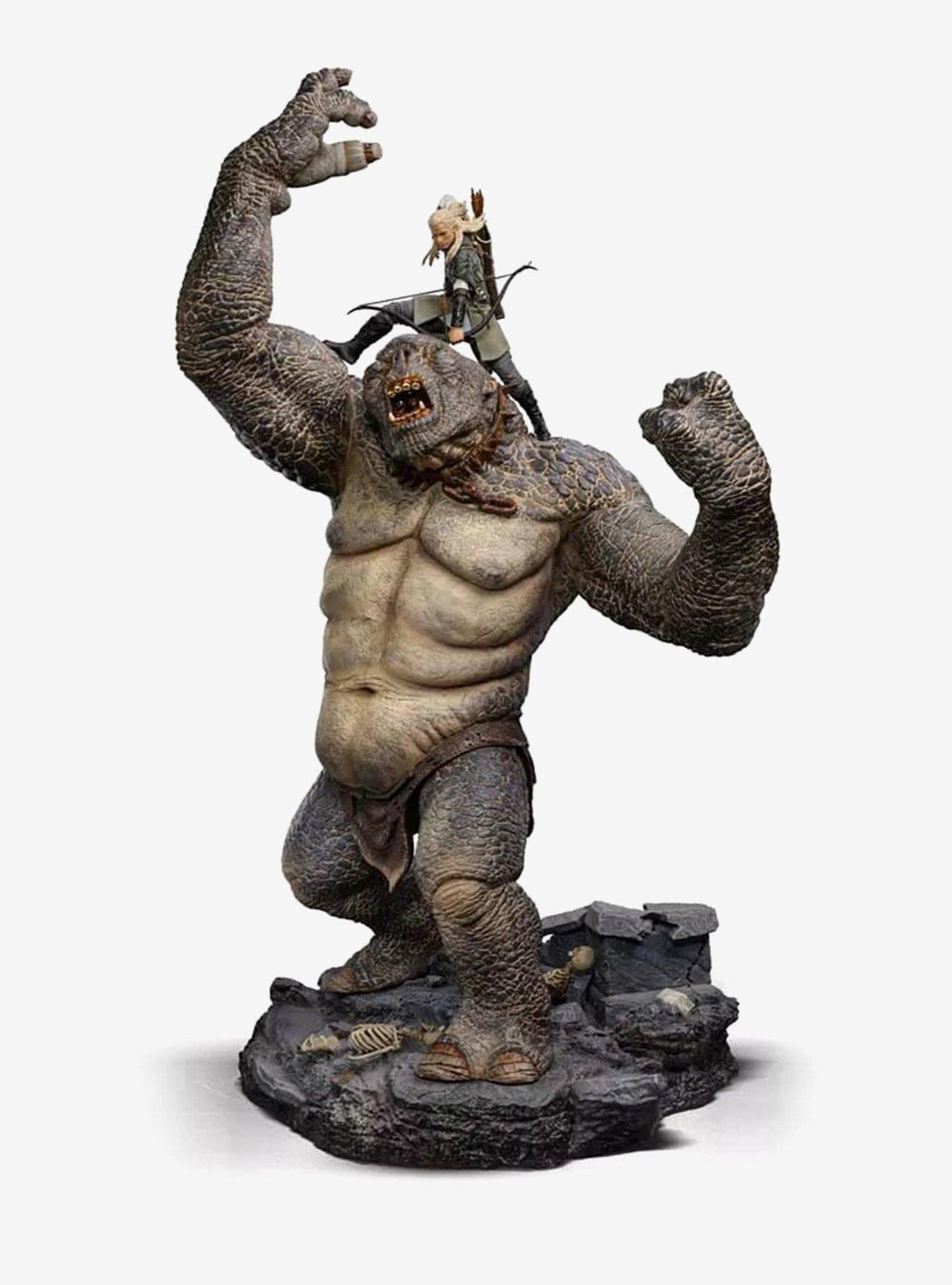 Figura Legolas y Troll de las Cavernas