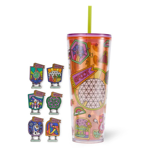 Vaso Starbucks de EPCOT de 710 ml con pin sorpresa