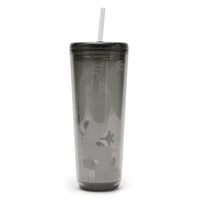 Vaso translúcido de Mickey Mouse con bombilla