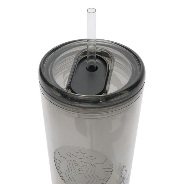 Vaso translúcido de Mickey Mouse con bombilla