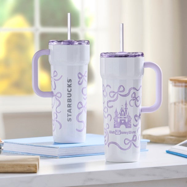 Vaso de viaje Walt Disney World con bombilla, 710 ml