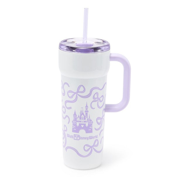 Vaso de viaje Walt Disney World con bombilla, 710 ml