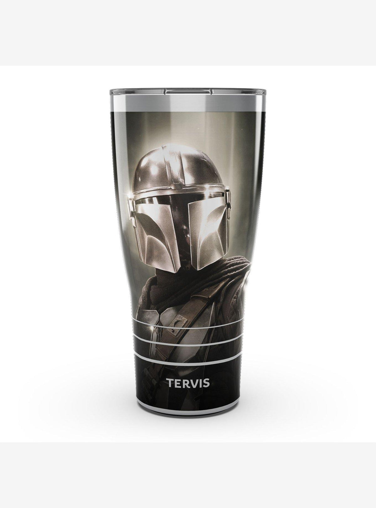 Vaso térmico cromado The Mandalorian de Star Wars